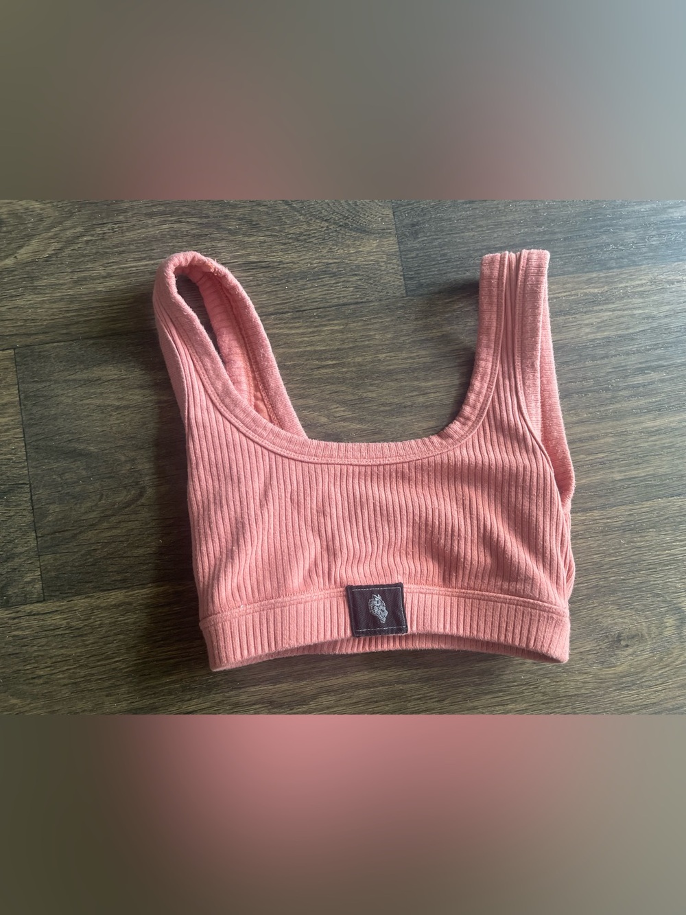 Darc Sport SHE Ribbed Crop Top Bra Pink Limited Edition